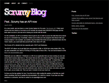 Tablet Screenshot of blog.scrumy.com